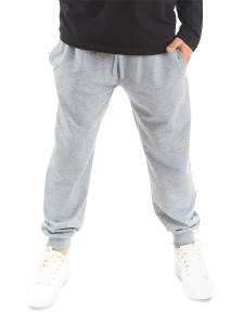 Slim Fit Unisex Grey Joggers - 2