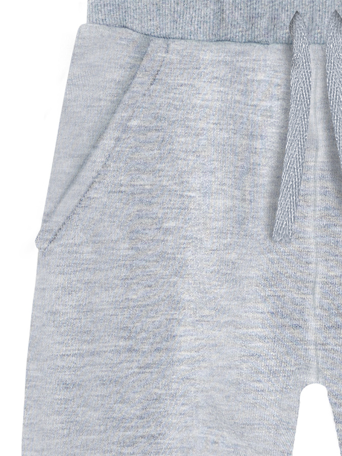 Slim Fit Unisex Grey Joggers - 5