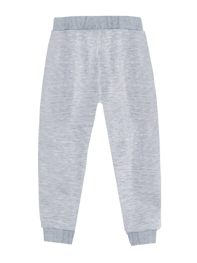 Slim Fit Unisex Grey Joggers - 4