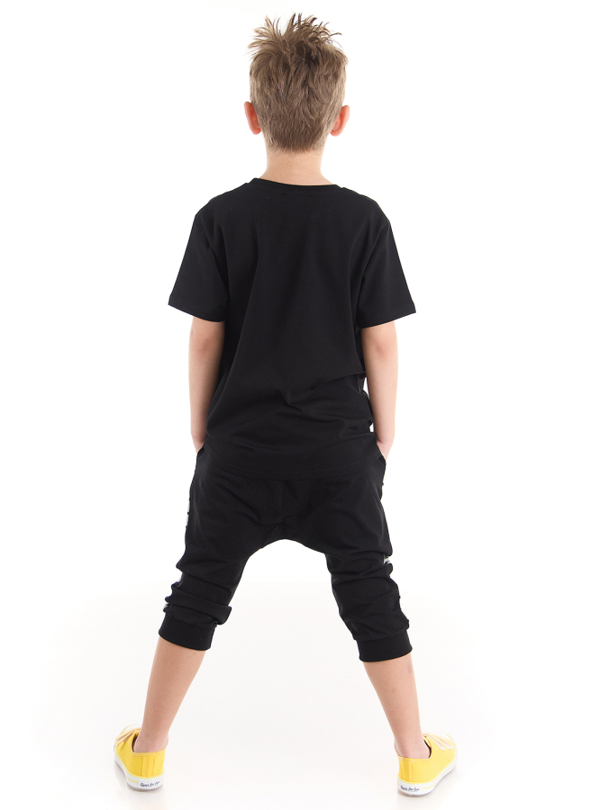 Basket Topu Erkek Çocuk T-shirt Kapri Şort Takım - 3