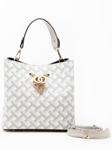 Baskılı Deri El Çantası - 3