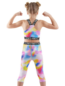 Batik Kız Çocuk Crop Top Spor Tayt Takım - 2