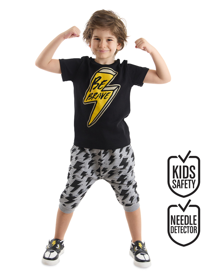 Be Brave Boy T-shirt&Harem Pants Set - 1