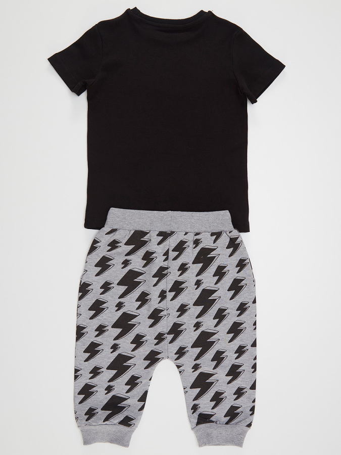 Be Brave Boy T-shirt&Harem Pants Set - 4