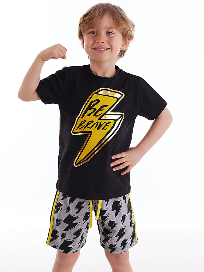 Be Brave Boy T-shirt&Shorts Set - 1