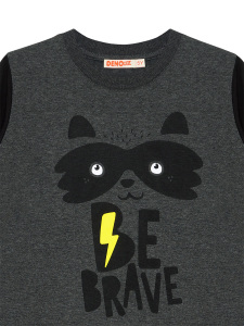 Be Brave Erkek Çocuk T-shirt Eşofman Altı Takım - 10