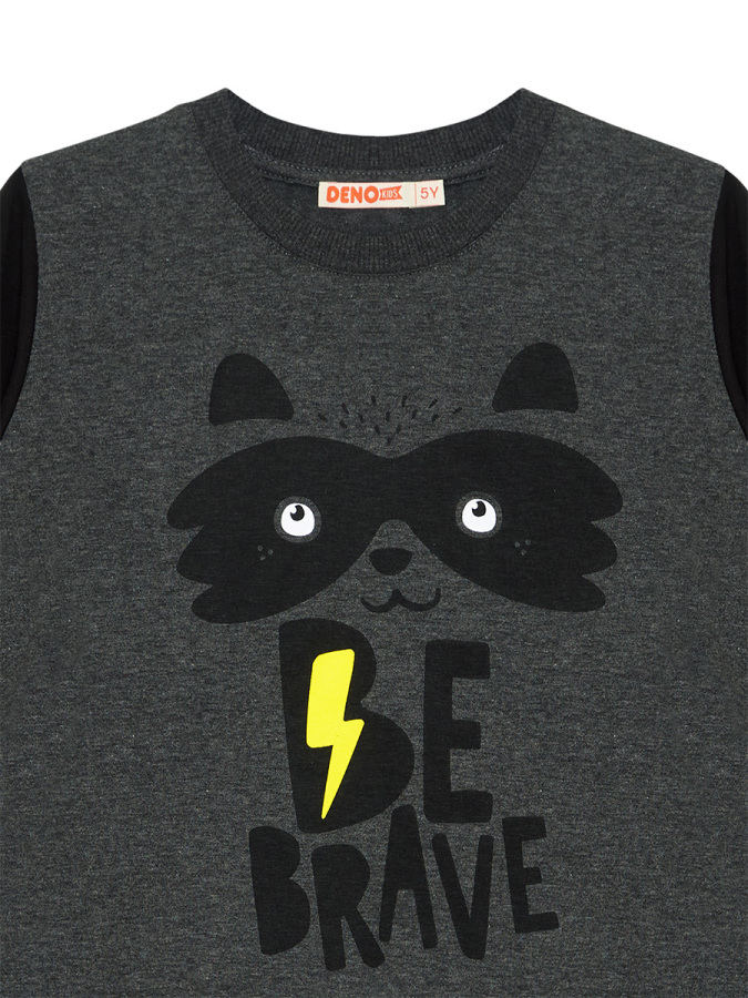 Be Brave Erkek Çocuk T-shirt Eşofman Altı Takım - 8
