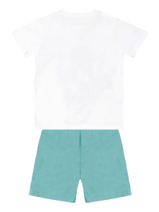 Beach Croco Boy T-shirt&Twill Shorts Set - 5