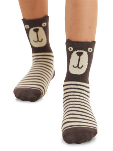 Bear&Raccoon Boy Cotton Rich Socks Set - Denokids