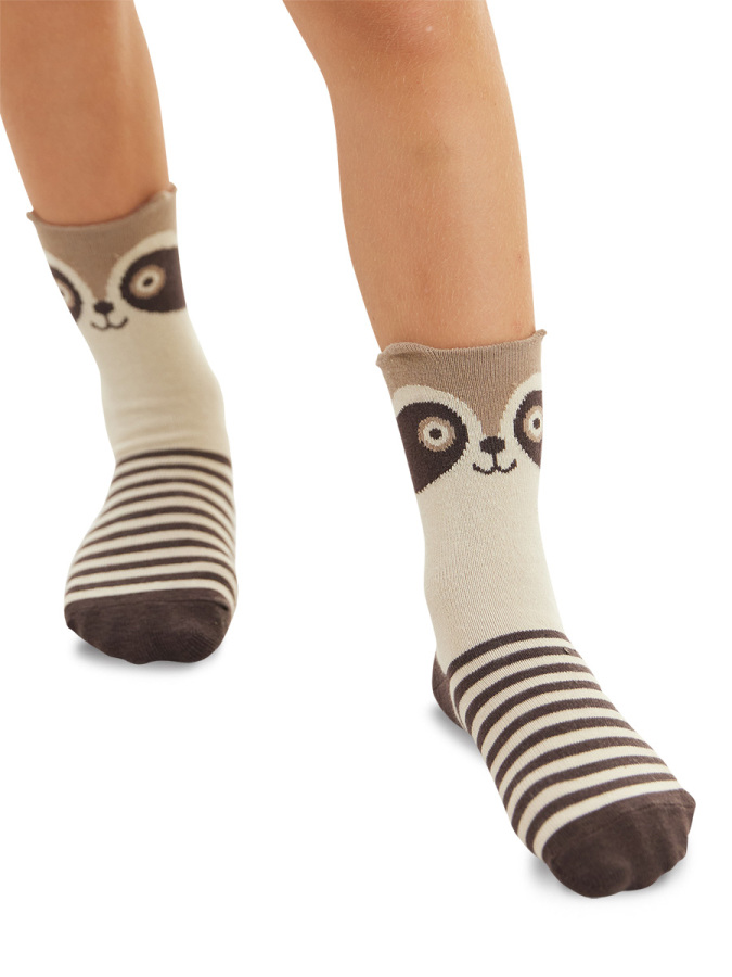 Bear&Raccoon Boy Cotton Rich Socks Set - 2