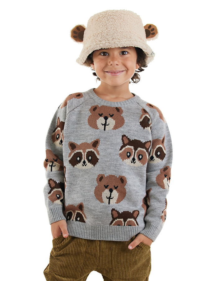 Bear&Raccoon Boy Knit Jumper - 1