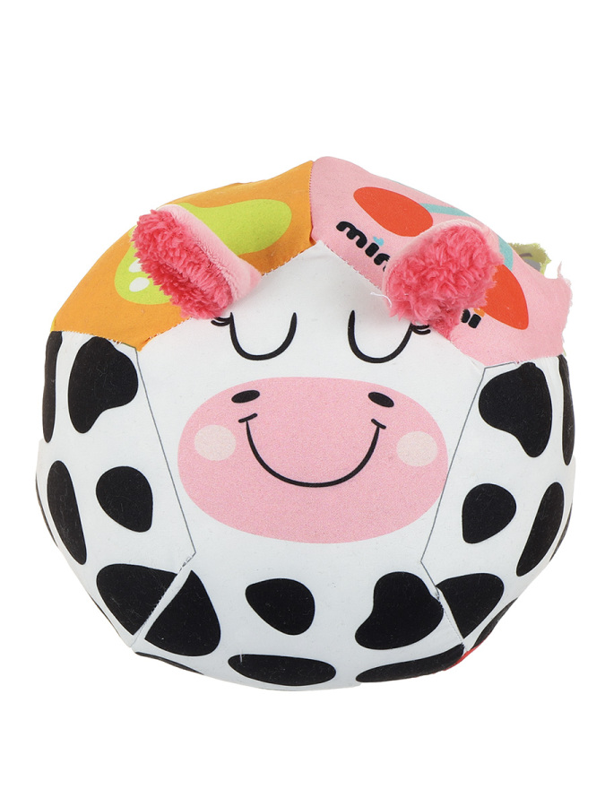 Bebekler İçin Yumuşak Top Sevimli İnek Desenli XL Soft Top - 1