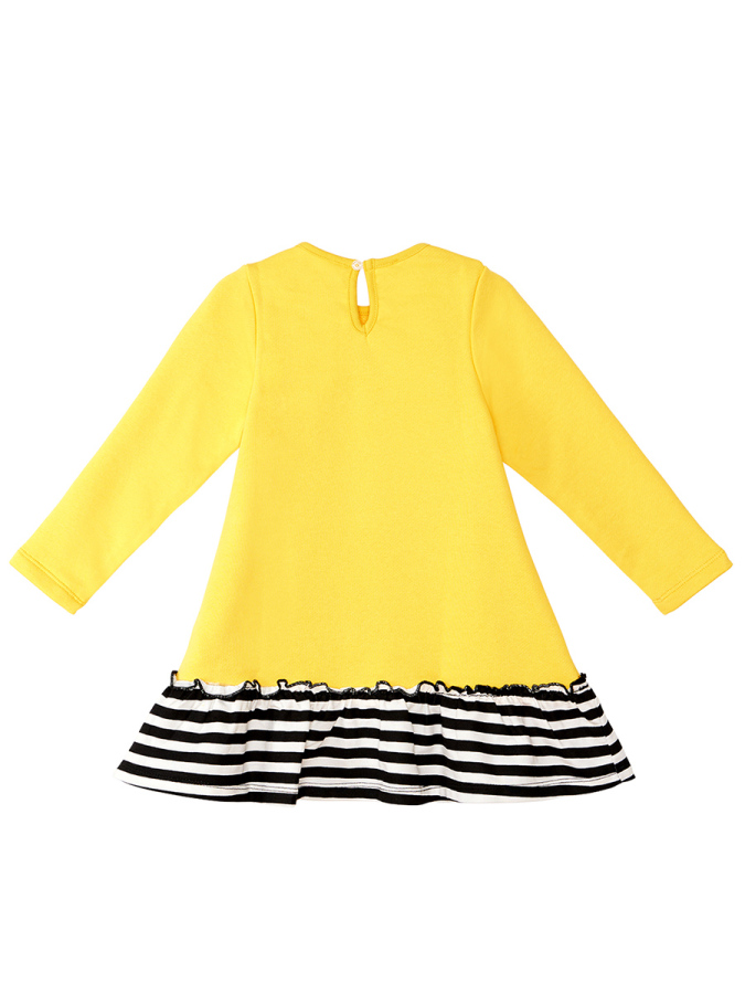 Bee Yellow Girl Dress - 4