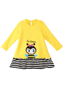 Bee Yellow Girl Dress - 3