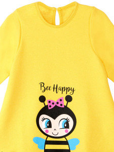 Bee Yellow Girl Dress - 5