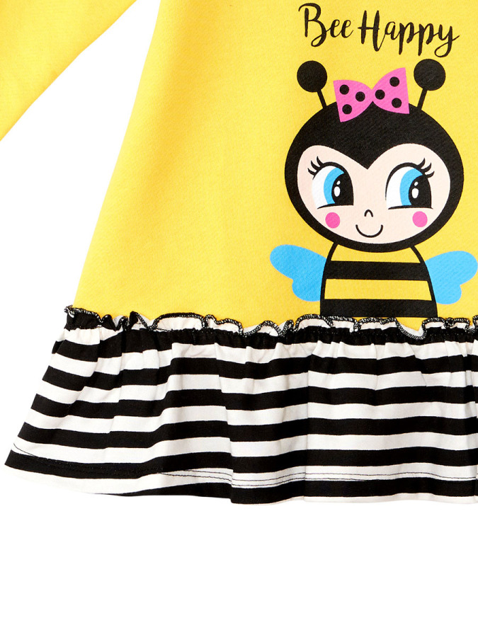 Bee Yellow Girl Dress - 6