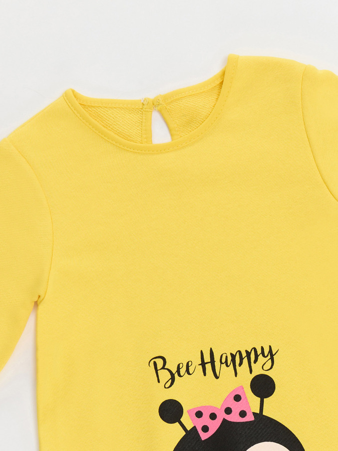 Bee Yellow Girl Dress - 6