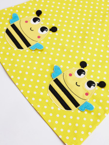 Bees Yellow Girl Dress - 6