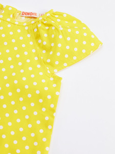 Bees Yellow Girl Dress - 7