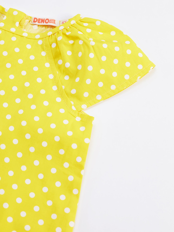 Bees Yellow Girl Dress - 7