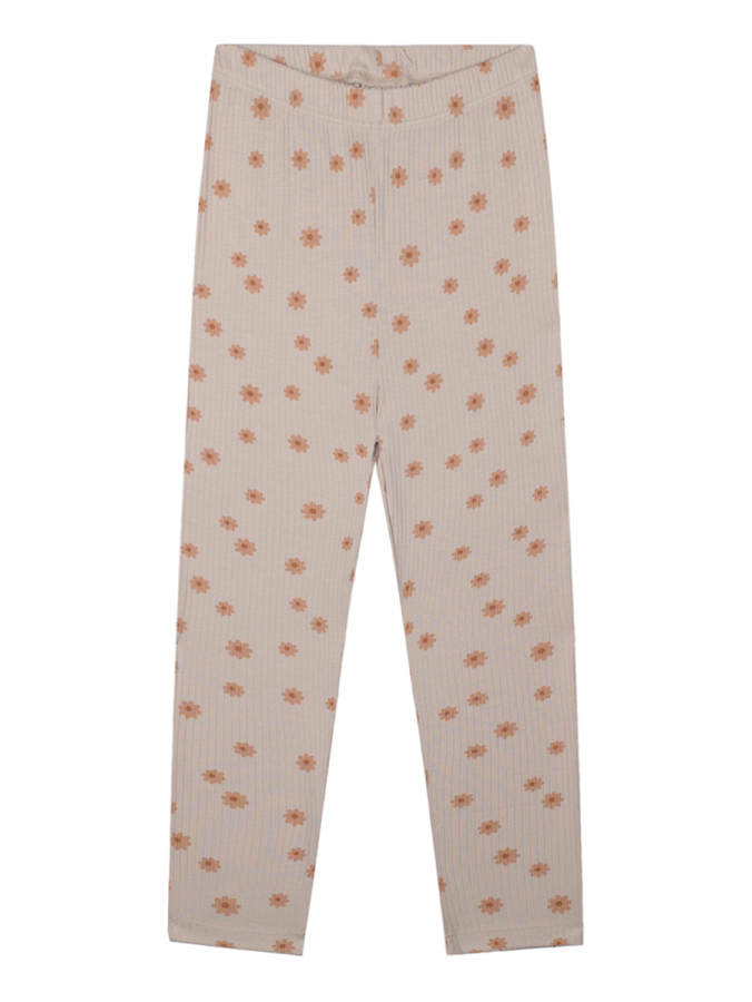 Bej Bambu Kumaş Kız Çocuk Pijama Takımı - 3