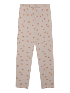 Bej Bambu Kumaş Kız Çocuk Pijama Takımı - 3