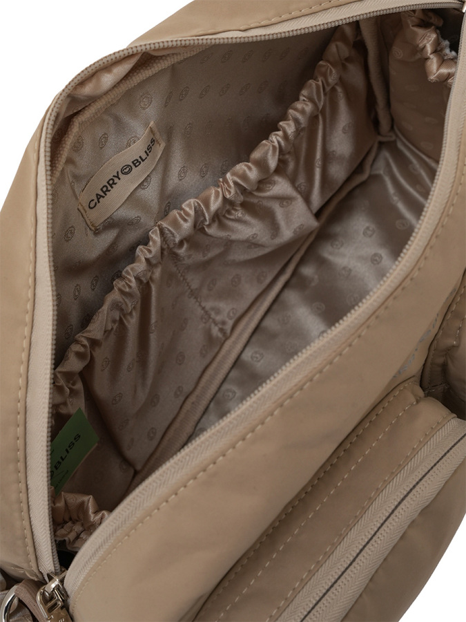 Bej DuoPack Çok Gözlü Anne Bebek Çantası - 6