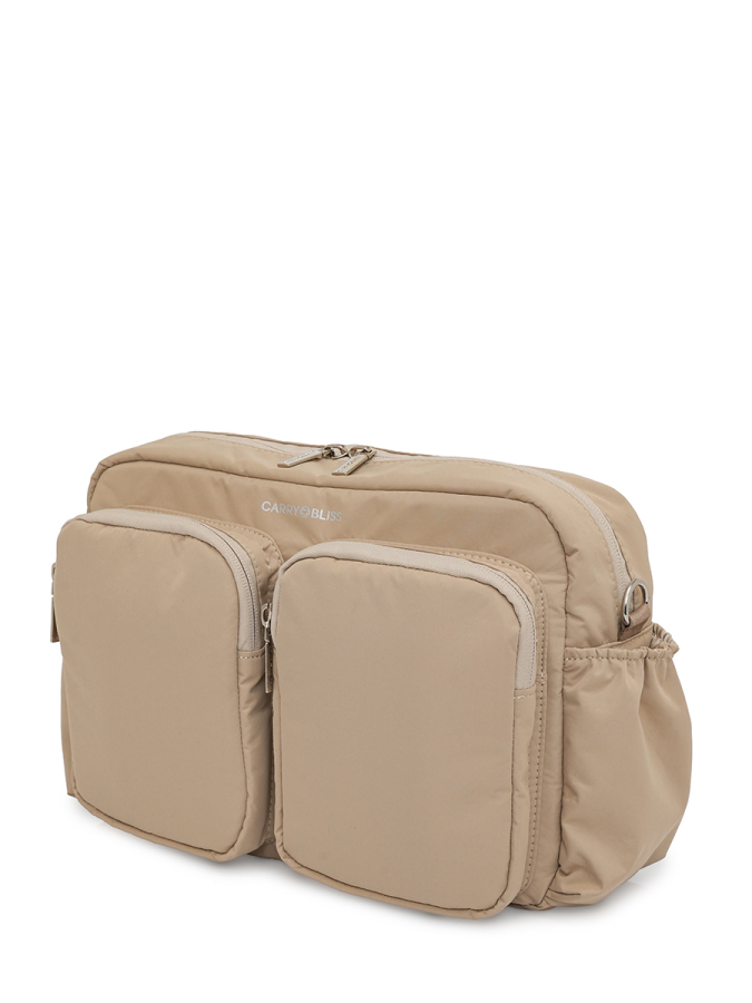 Bej DuoPack Çok Gözlü Anne Bebek Çantası - 7