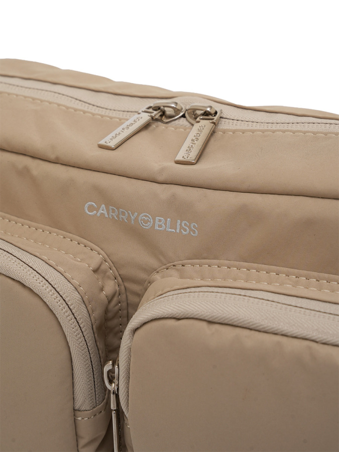 Bej DuoPack Çok Gözlü Anne Bebek Çantası - 9