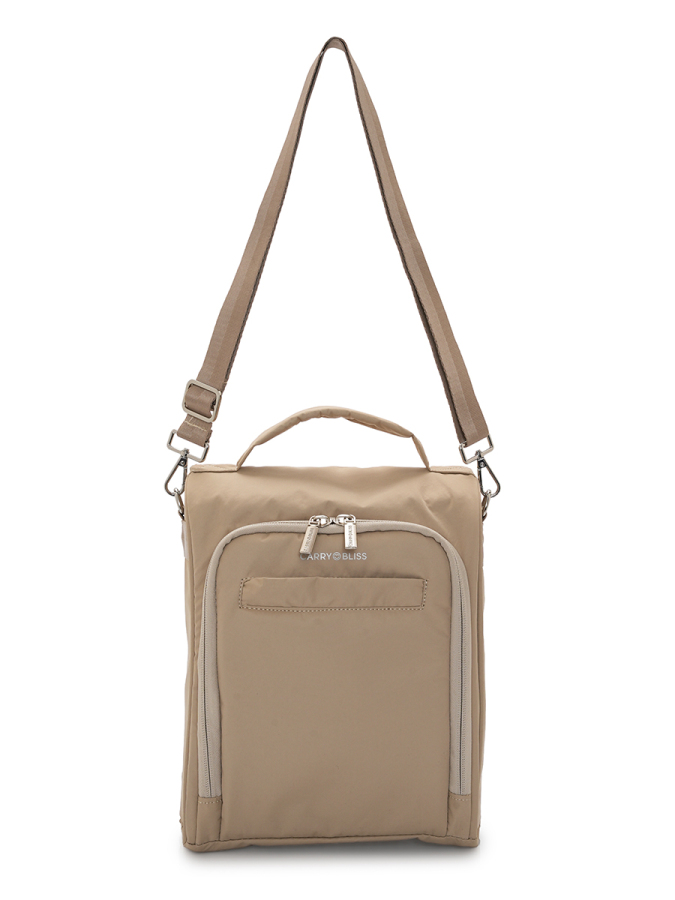 Bej SnapPack Çok Fonksiyonlu Çapraz Anne Çantası - 4