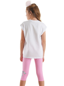 Believe in Magic Kız Çocuk Yazlık T-Shirt Tayt Takım - 2