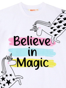 Believe in Magic Kız Çocuk Yazlık T-Shirt Tayt Takım - 8