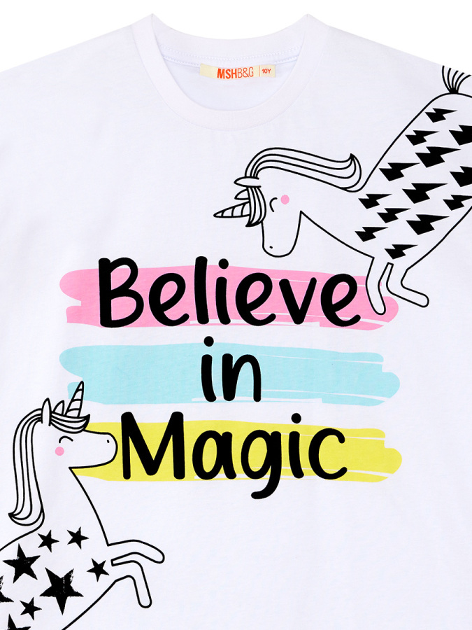 Believe in Magic Kız Çocuk Yazlık T-Shirt Tayt Takım - 8
