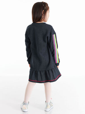 Believe Unicorn Navy Blue Dress - 2