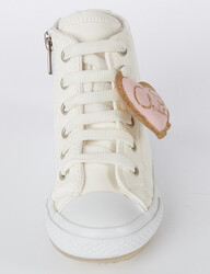 Beyaz Kız Sneakers - Thumbnail