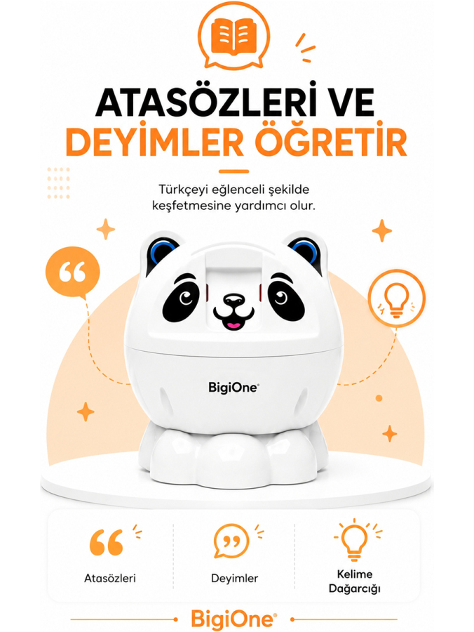 BigiOne Sesli Eğitici Oyuncak | Yapay Zeka Destekli Ekransız Öğrenme Arkadaşı - 4