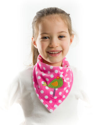 Birdy Neck Scarf with Pacifier Holder