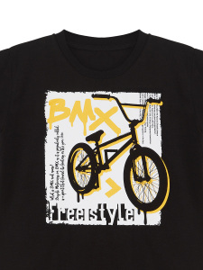 Bisiklet Erkek Çocuk Cep Detaylı Yazlık T-shirt Kapri Şort Takım - 8