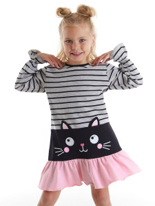 Black Cat Girl Dress - Denokids