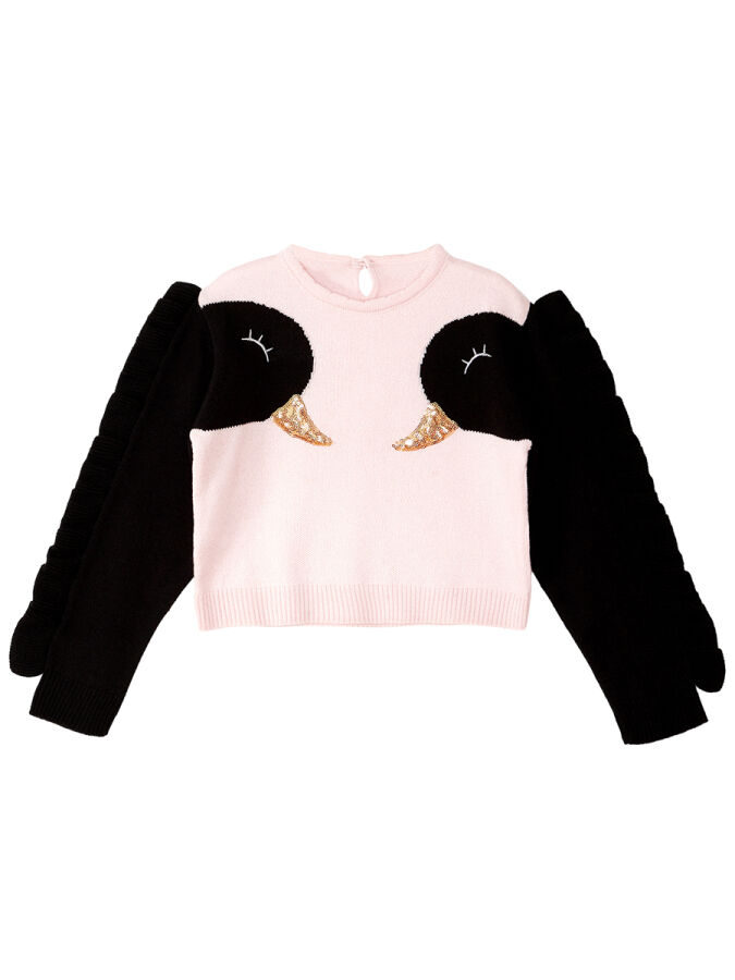 Black Swans Girl Knit Pullover - 4
