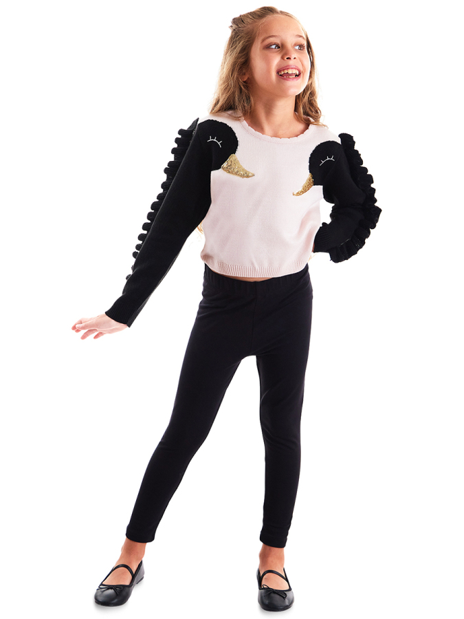 Black Swans Girl Knit Pullover - 1