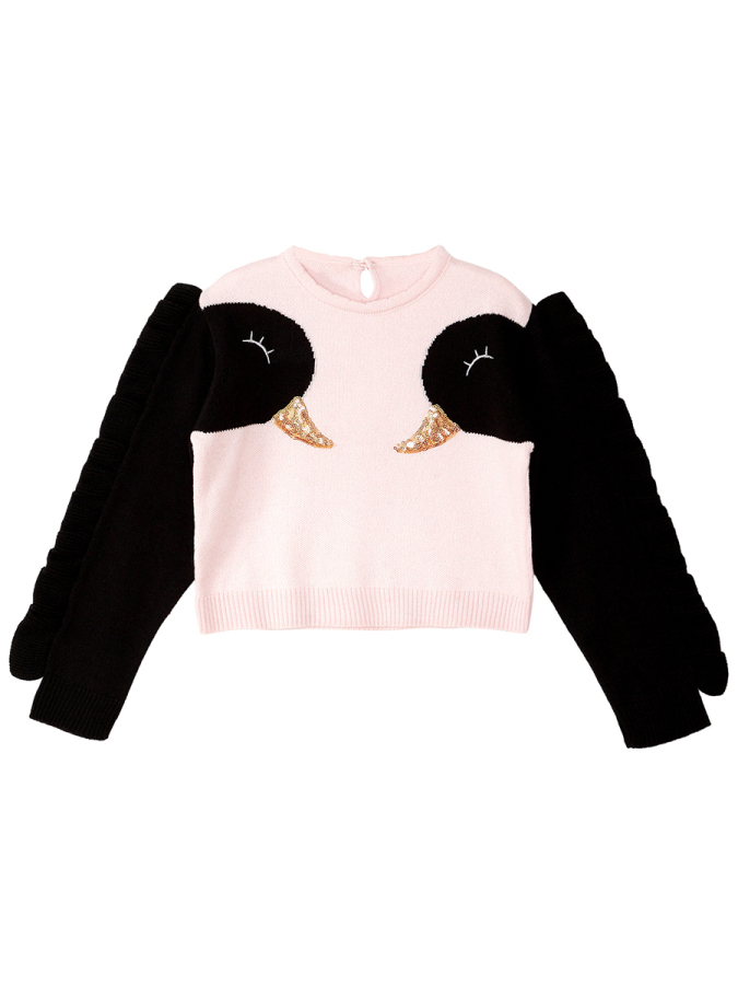 Black Swans Girl Knit Pullover - 3