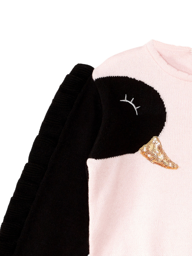 Black Swans Girl Knit Pullover - 5