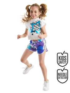 Blue Star Girl T-shirt&Shorts Set - MSHB&G
