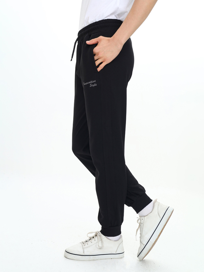 Boy Black Sweat-Pants - 2