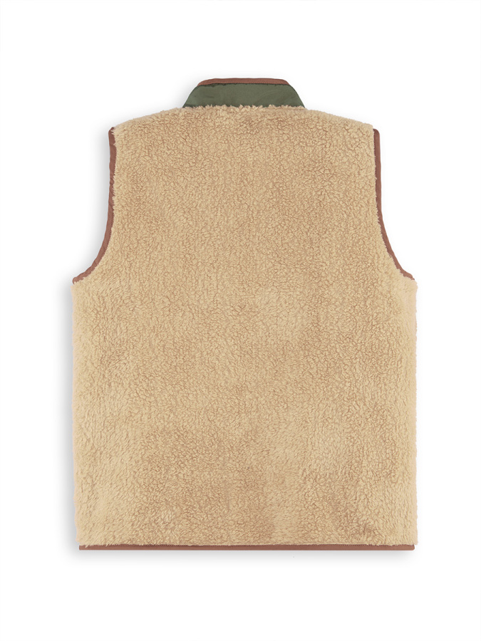 Boy Brown Plush Vest - 4