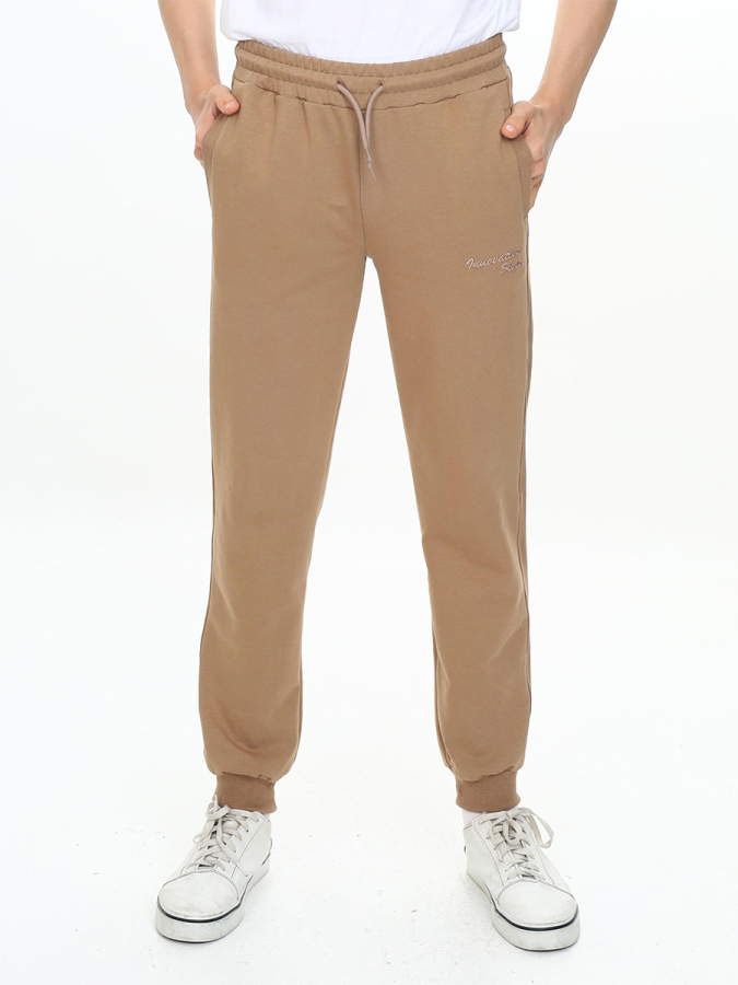 Boy Brown Sweat-Pants - 1