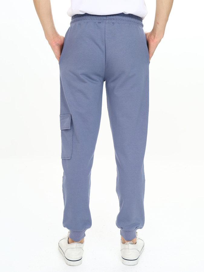 Boy Dark Grey Cargo Pocket Sweat-Pants - 3