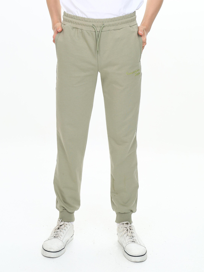 Boy Khaki Sweat-Pants - 1