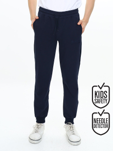 Boy Navy Blue Sweat-Pants - Denokids